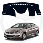 Car Dashboard Cover Mat For Hyundai Elantra 2012 To 2016