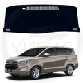 Car sunshade with a car model below on a white background