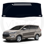 Car sunshade with a car model below on a white background