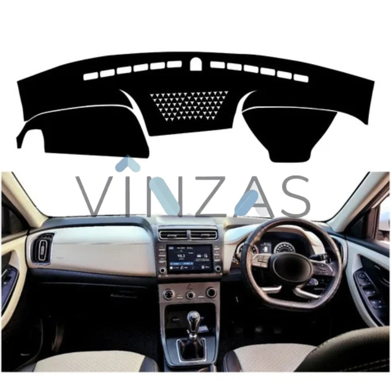 Premium Car Dashboard Mat For Hyundai Creta 2019-2024 Vinzas