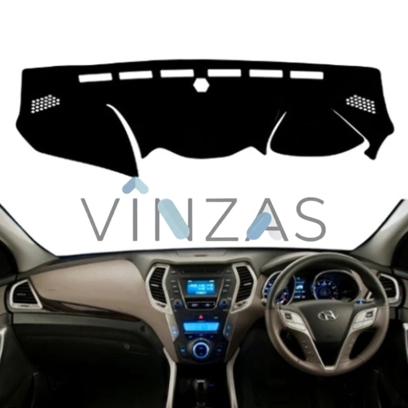 Premium Car Dashboard Mat For Hyundai Santa Fe 2013 To 2018 Vinzas