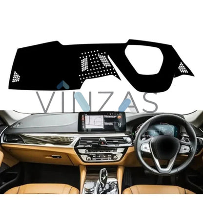 Premium Car Dashboard Mat For BMW 530D 2017-2023 Vinzas