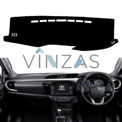 Premium Car Dashboard Mat For Toyota Hilux 2022 To 2025
