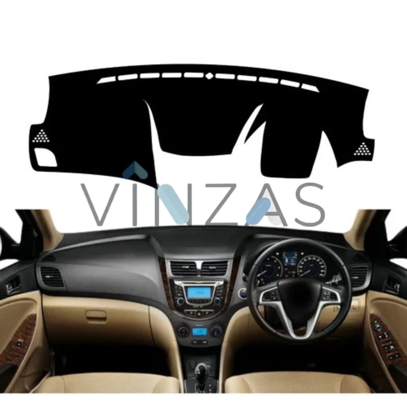 Premium Car Dashboard Mat For Hyundai Verna 2011-2017