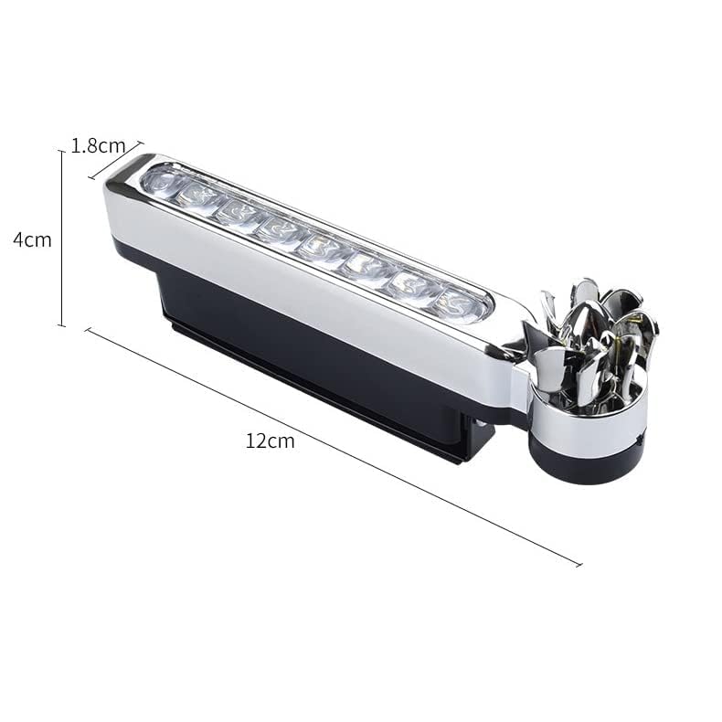 Set of Wind-Powered 8-LED Car Daytime Running Lights (DRL)