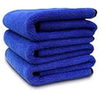 Multipurpose Microfiber 800 GSM Pack of 2-40cm x 40cm Cleaning Towel Microfiber Cloth Highly Absorbent Dust Towels for All Vehicles Bikes Cars Glass (Pack of 2)