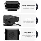 Portable Car Heater and Windshield Defroster Fan