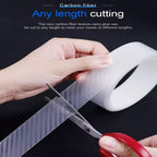 Car High Gloss Anti Scratch Black Carbon Fiber Paint Protection Film Tape