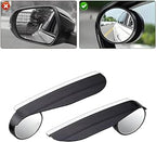 2-in-1 Car Blind Spot Mirror and Side Mirror Rain Visor