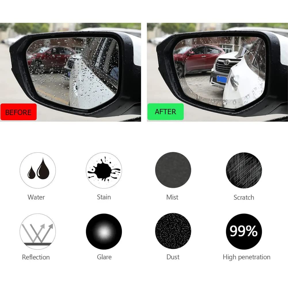 Car Mirror Rain Guard (2 Pcs)