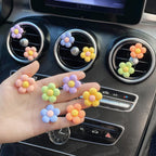 Flower Air Freshener Car Vent Clip Set