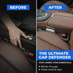 VINZAS Car Seat Gap Filler – Universal Seat Side Organizer & Anti-Drop Gap Blocker | 2 Pcs