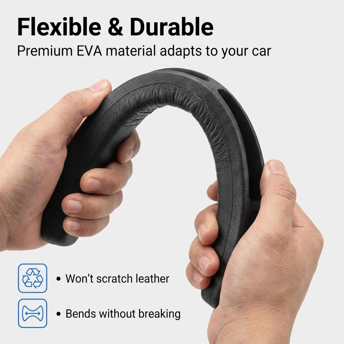 VINZAS Car Seat Gap Filler – Universal Seat Side Organizer & Anti-Drop Gap Blocker | 2 Pcs