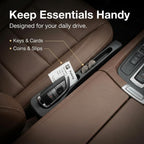 VINZAS Car Seat Gap Filler – Universal Seat Side Organizer & Anti-Drop Gap Blocker | 2 Pcs