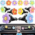 Flower Air Freshener Car Vent Clip Set