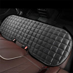 VINZAS Premium Quilted Car Seat Cover Set – Universal Fit | Soft & Comfortable | Black