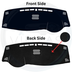 Black custom car dashboard cover
