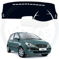 Car dashboard cover with Hyundai Getz model on a white background