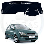 Car dashboard cover with Hyundai Getz model on a white background