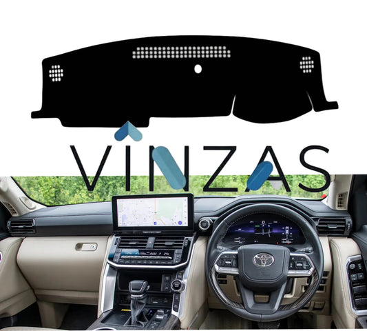 Premium Car Dashboard Mat For Toyota Land Cruiser 2021 To 2025