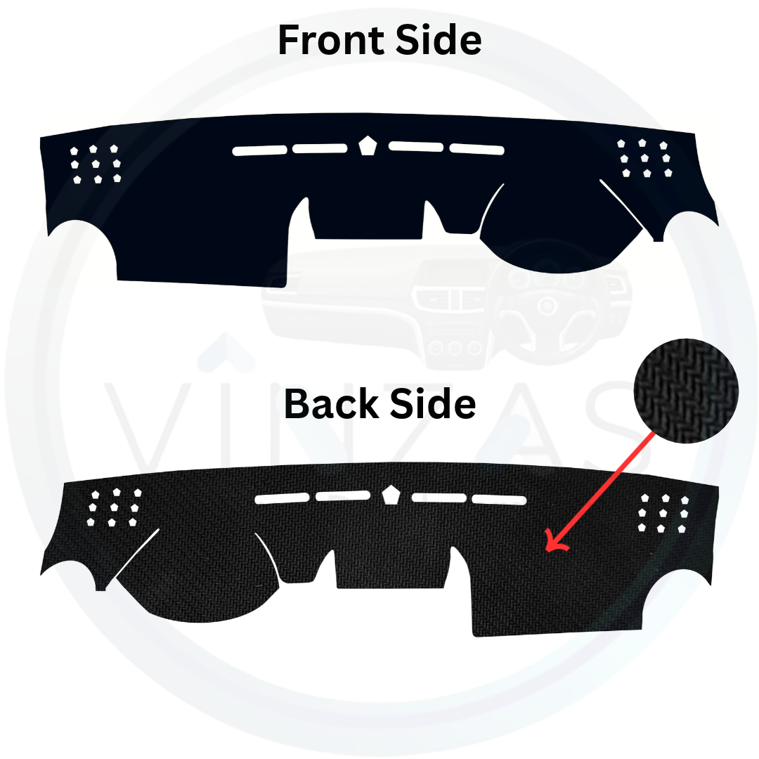 Car Dashboard Cover Mat For Renault Kwid 2015 To 2026