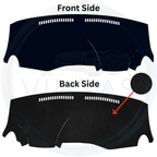 Black custom car dashboard cover
