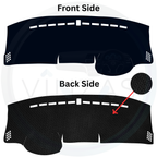 Black custom car dashboard cover
