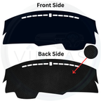 Black custom car dashboard cover
