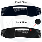 Black custom car dashboard cover

