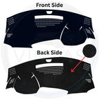 Black custom car dashboard cover
