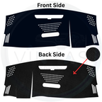 Black custom car dashboard cover
