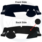 Black custom car dashboard cover
