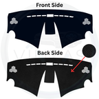 Black custom car dashboard cover
