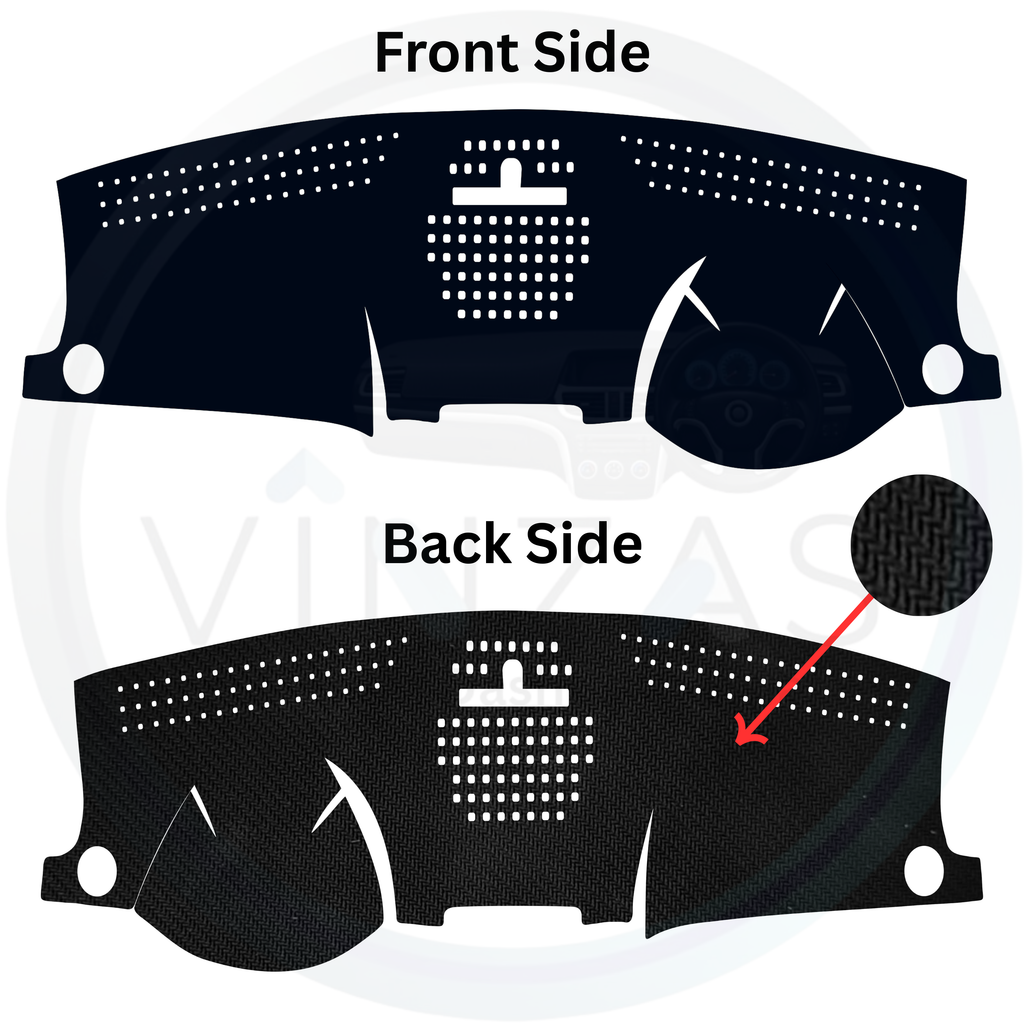 Black custom car dashboard cover
