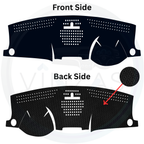 Black custom car dashboard cover
