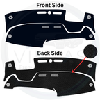 Black custom car dashboard cover
