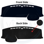 Black custom car dashboard cover
