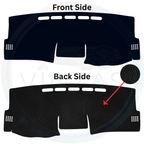 Black custom car dashboard cover