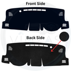 Black custom car dashboard cover