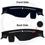 Black custom car dashboard cover
