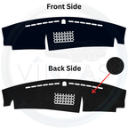 Black custom car dashboard cover
