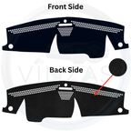 Black custom car dashboard cover
