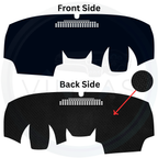 Black custom car dashboard cover
