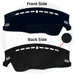 Black custom car dashboard cover
