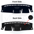 Black custom car dashboard cover
