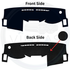 Black custom car dashboard cover