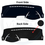 Black custom car dashboard cover
