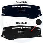 Black custom car dashboard cover
