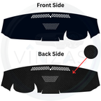 Black custom car dashboard cover
