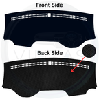Black custom car dashboard cover
